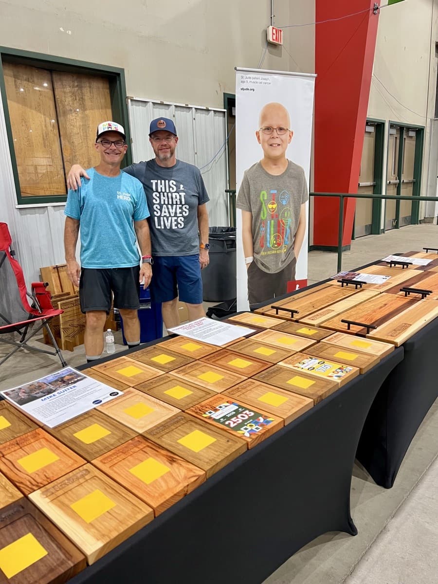 Gravel Worlds Expo 2025 booth with Mike