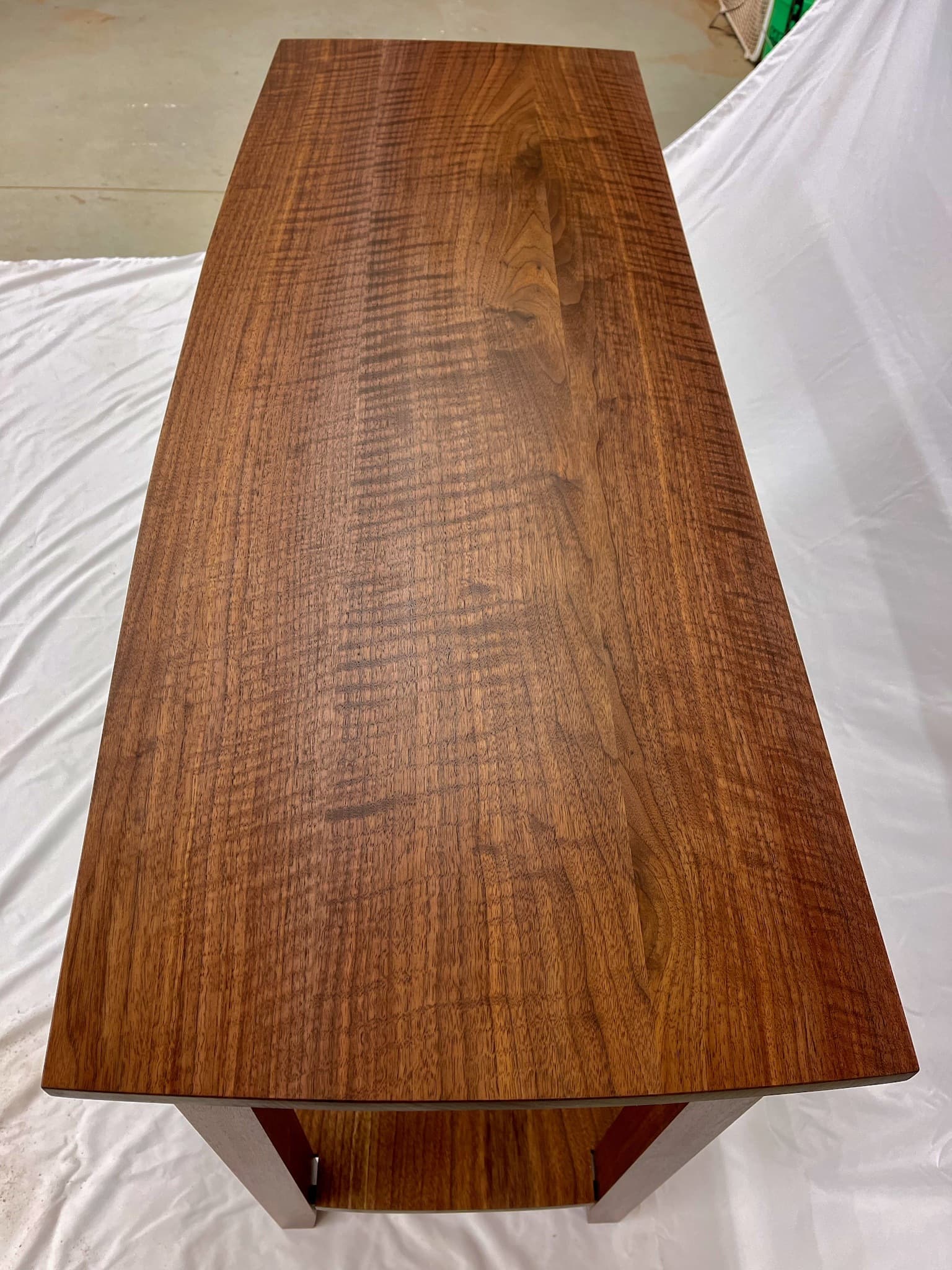 Console table - top view