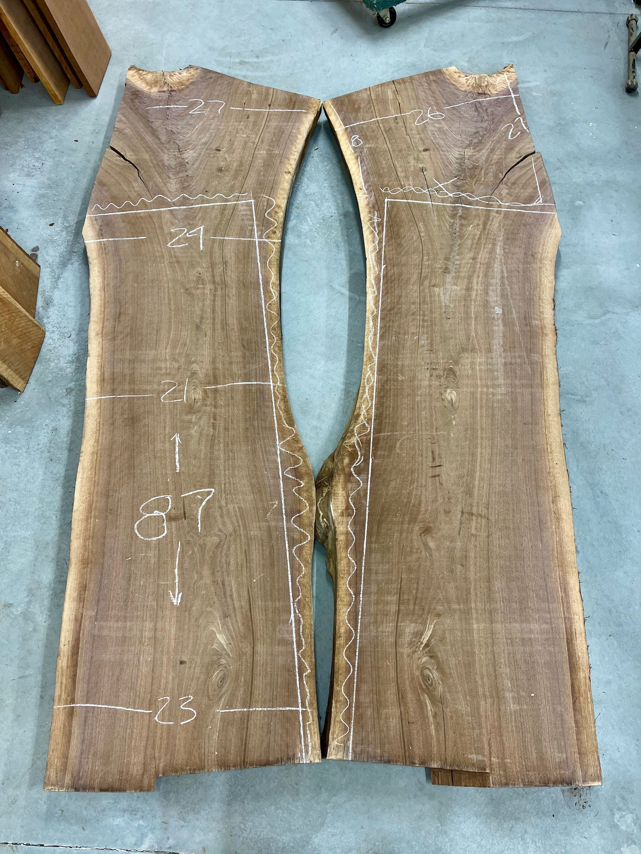 Dining table - angled view