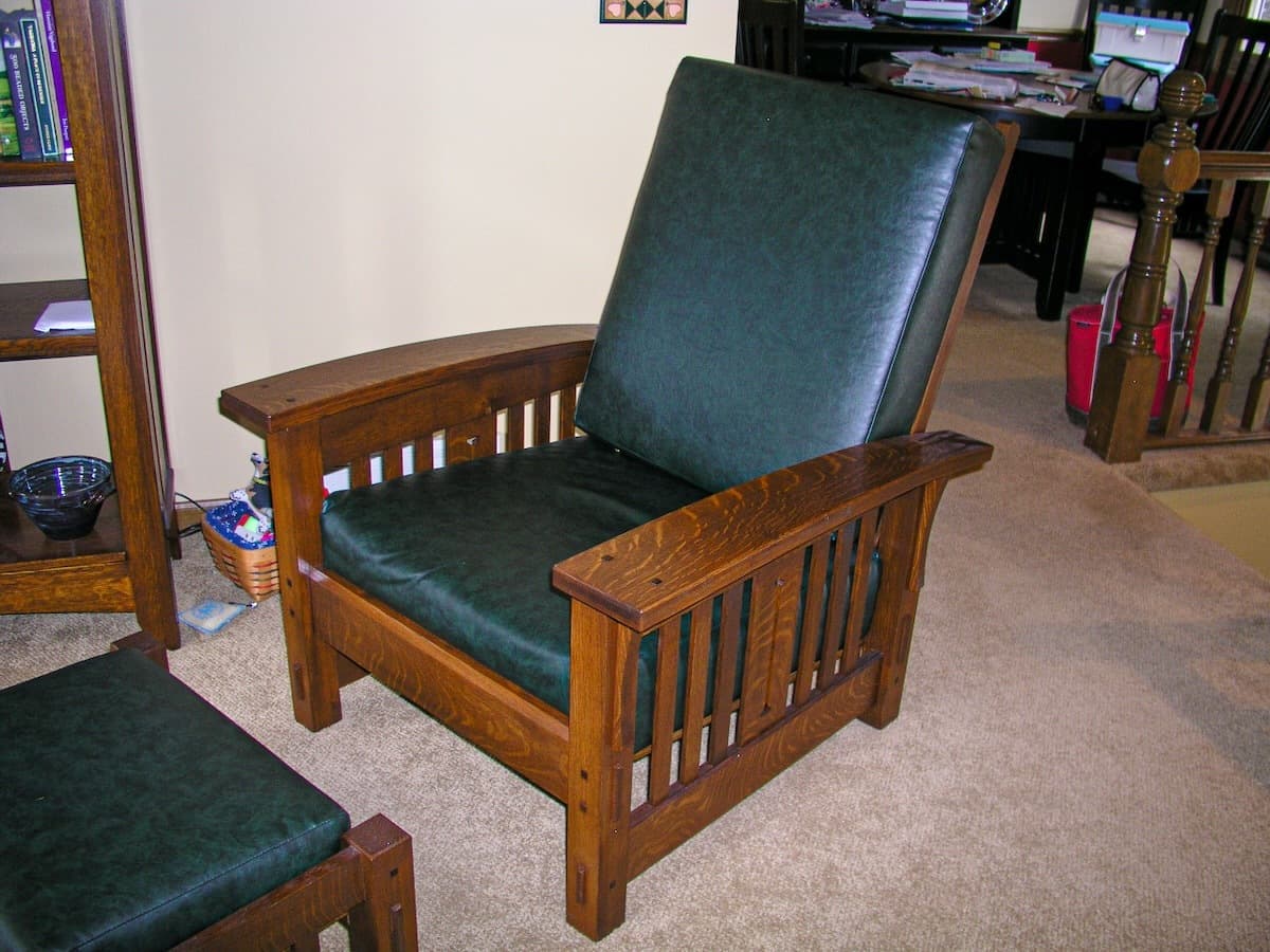 Morris chair and ottoman - full view