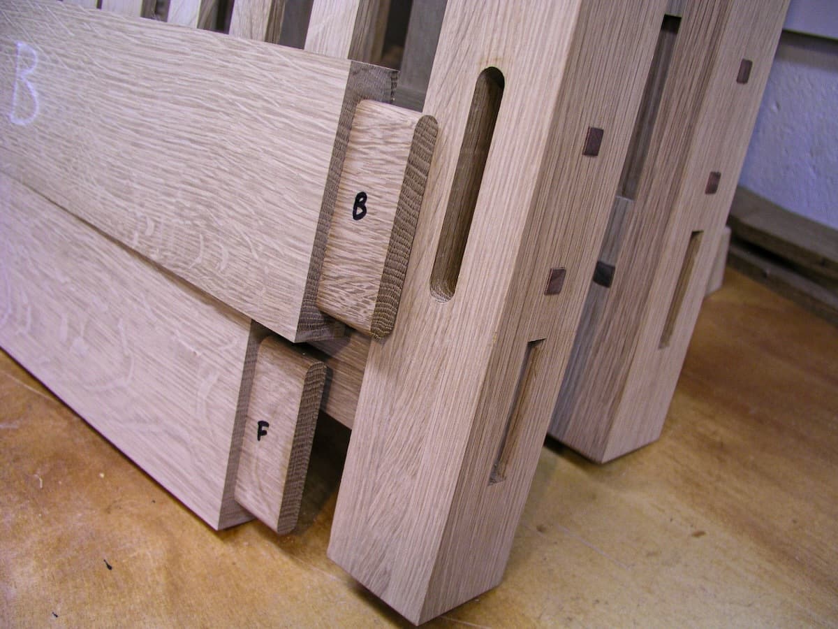 Morris chair - seat detail