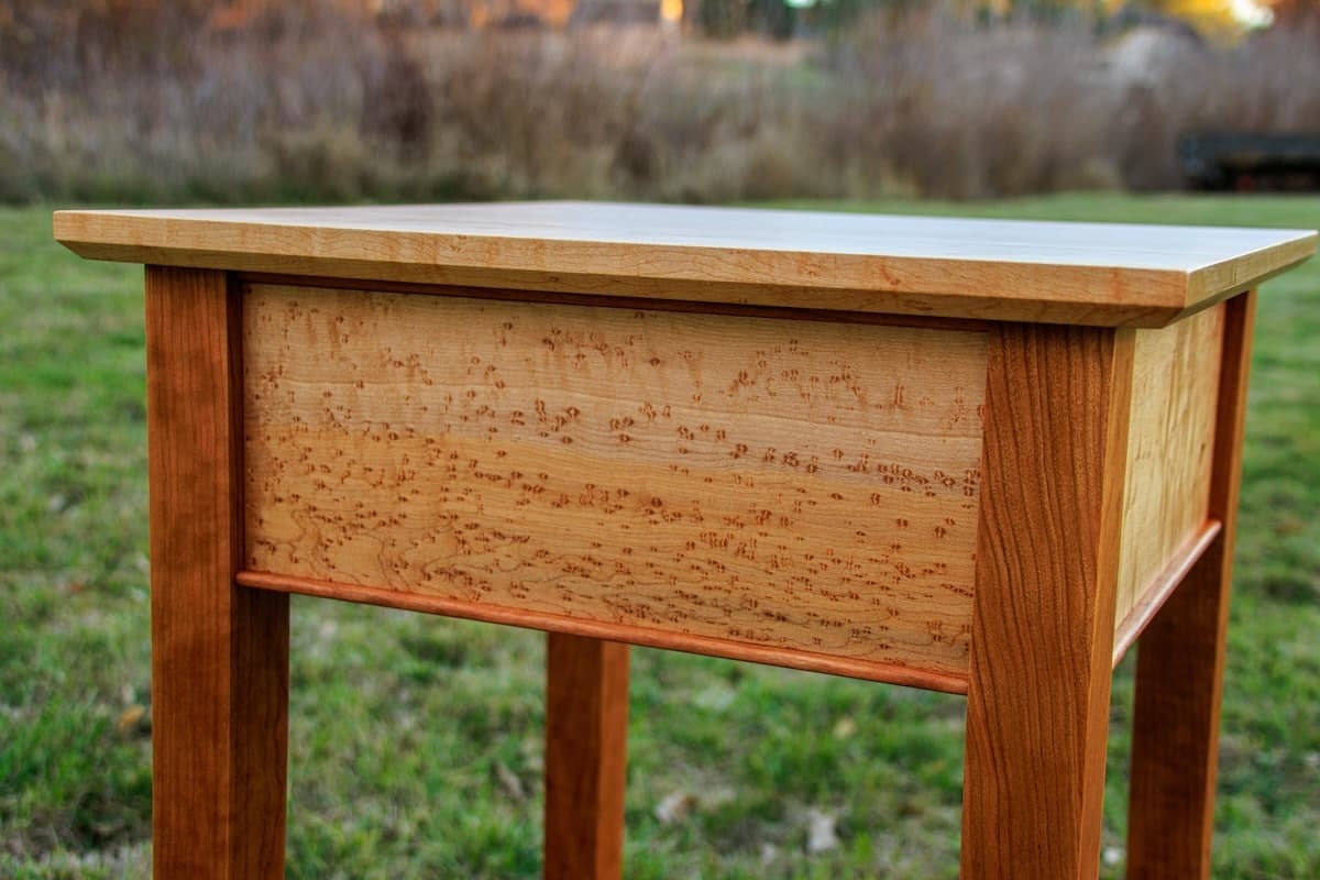 Shaker side table - full view