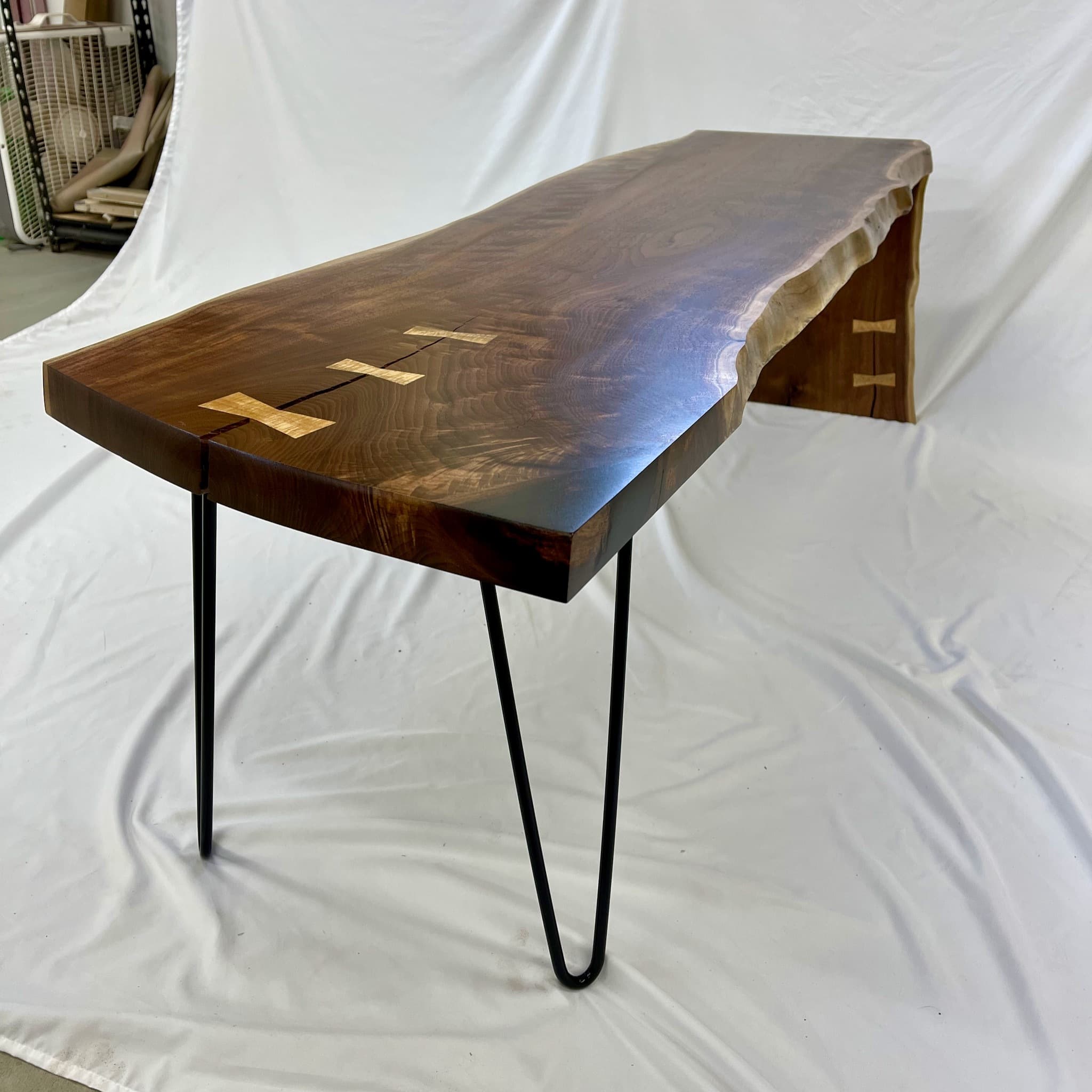 Waterfall table - top view