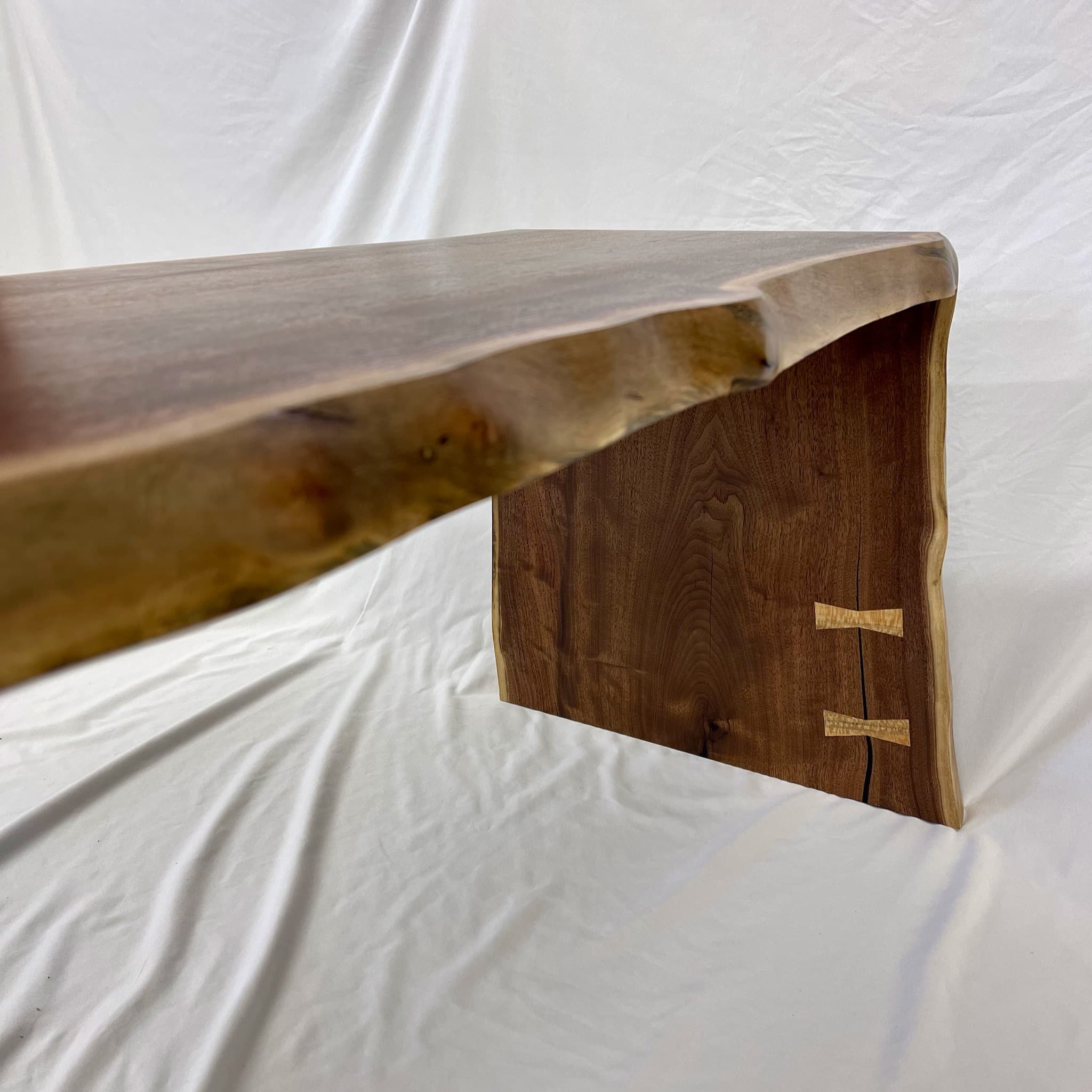 Waterfall table - front view