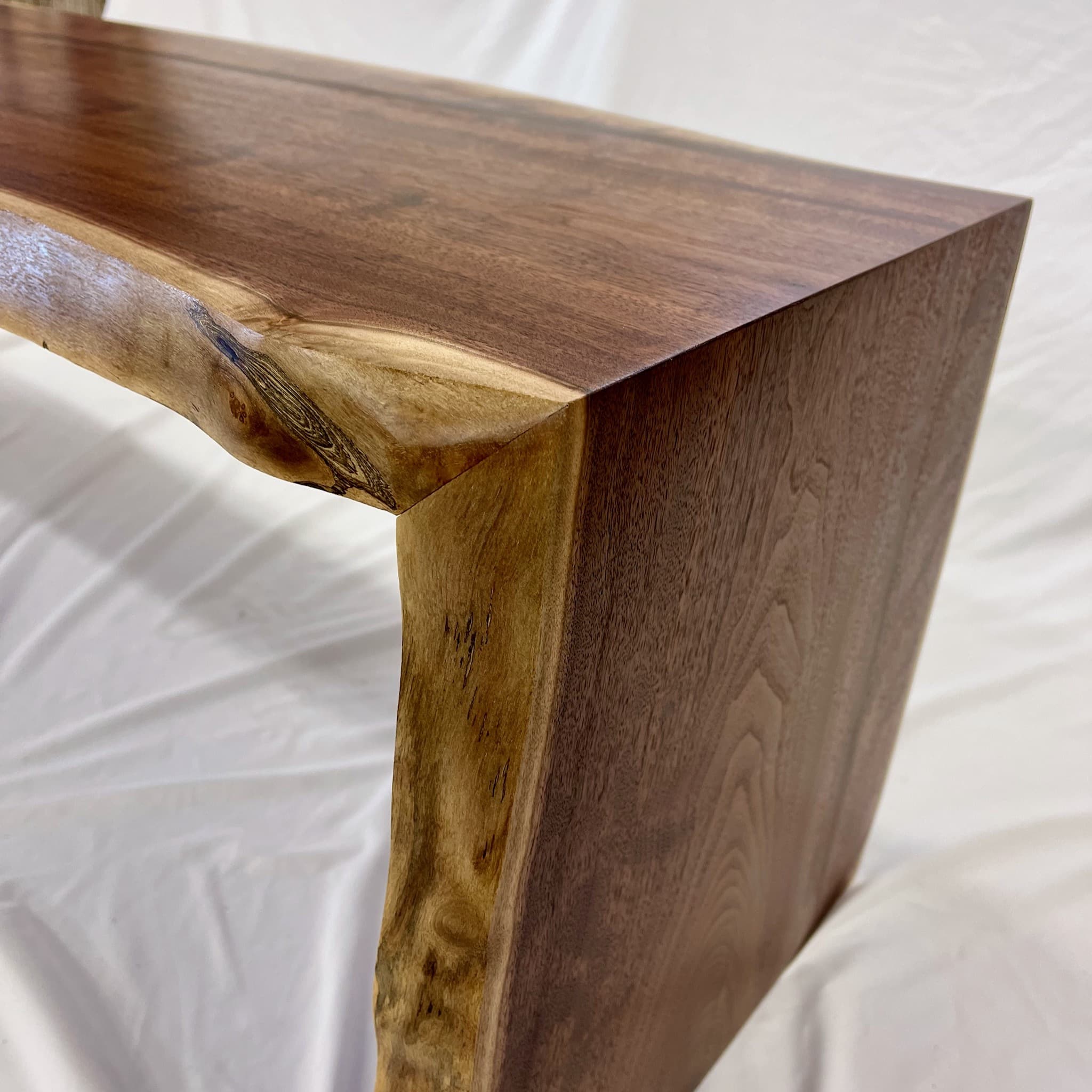 Waterfall table - side angle